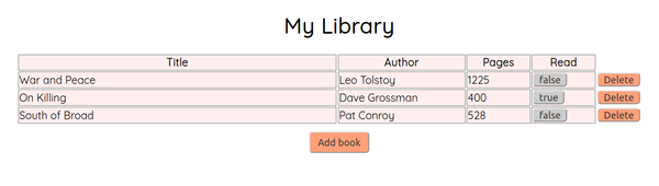 JavaScript Library Records